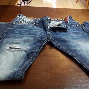 Mens Rock Revival jeans